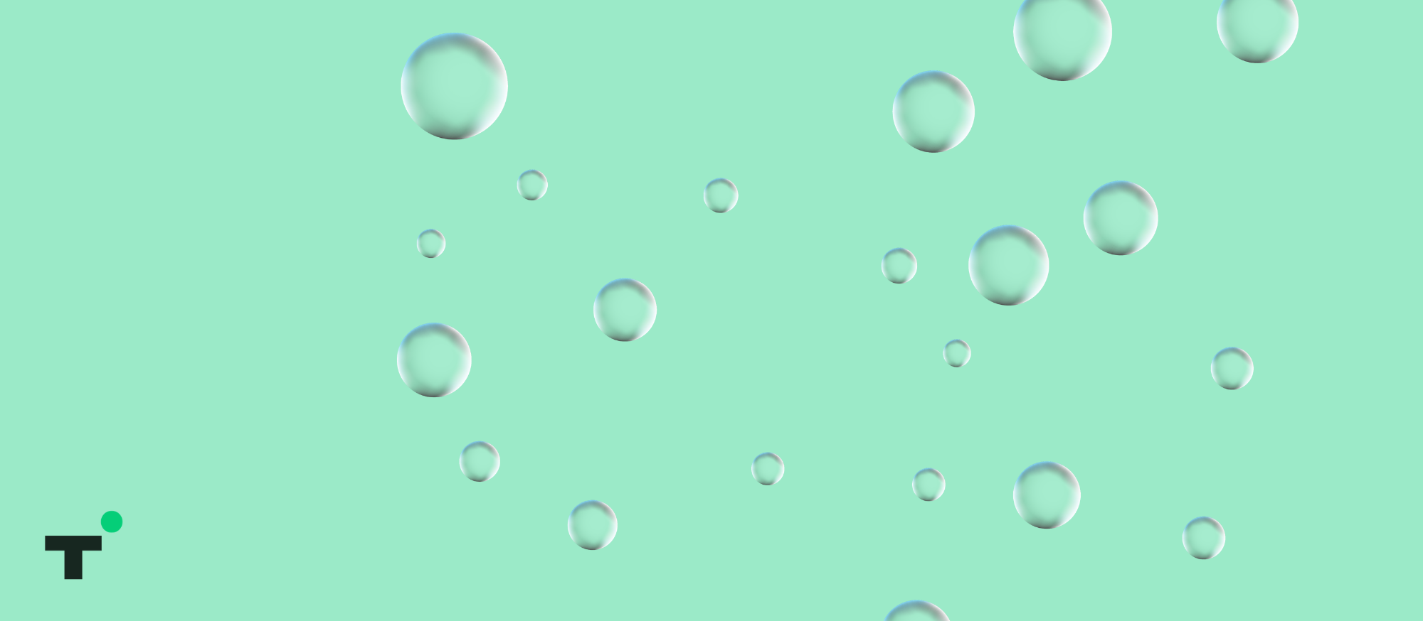 Water drops on a green background presenting a blog post named Veuve Trademark a FIZZER